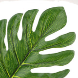 Maxbell 7Pcs Artificial Weeping Ivy Vine Monstera Leaves Hanging Decor