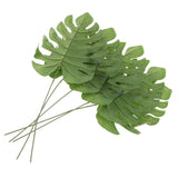 Maxbell 7Pcs Artificial Weeping Ivy Vine Monstera Leaves Hanging Decor
