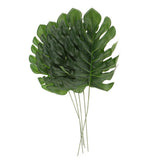 Maxbell 20Pieces Large Artificial Leaf Faux Foliage LeavesMonstera Leaf Palm Leaf