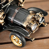 Vintage Collectible Handmade Realistic Classic Metal Car Model Toy Black S