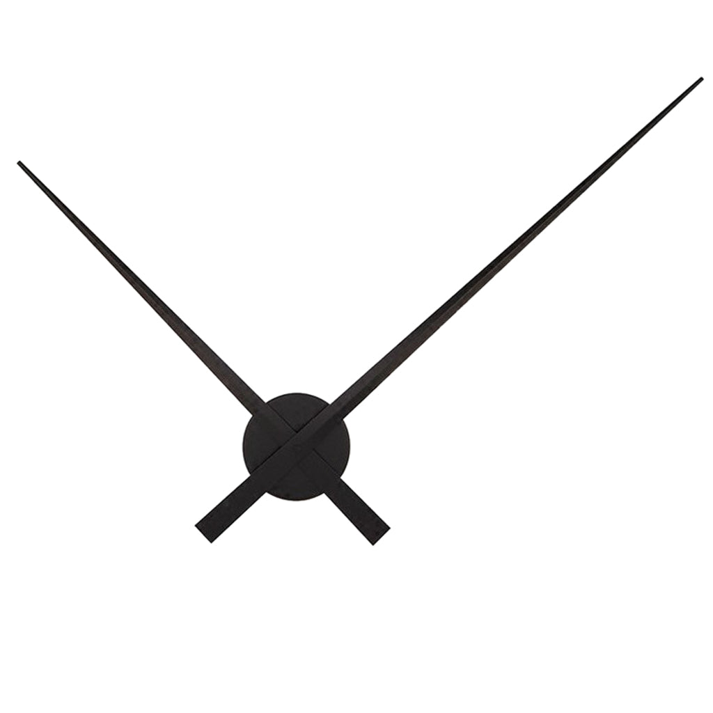 Maxbell Maxbell 3D Clock Hands, DIY Large Clock Hands Needles Wall Clocks Art Decor  Black