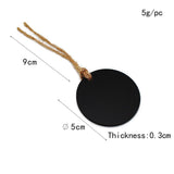 Maxbell 50pcs Mini Small Hanging Chalk Board Blackboard Memo Home Party Sign Packs