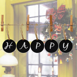 Maxbell 50pcs Mini Small Hanging Chalk Board Blackboard Memo Home Party Sign Packs