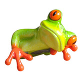 Maxbell Resin 3D Funny Frog Figurine Office Desk Car Dashboard Onament 2Pcs