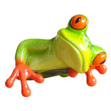 Maxbell Resin 3D Funny Frog Figurine Office Desk Car Dashboard Onament 2Pcs