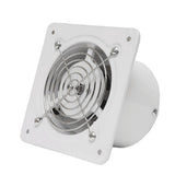 Maxbell Maxbell 100mm 4inch 25W Wall Mounted Mini Inline Duct Fan Booster Vent Fan with Stainless Steel Blade