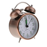 Maxbell Maxbell 3.5inch Silent Quartz Metal Double Bell Alarm Clock Bedside W/ Nightlight #3