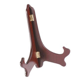 Maxbell Wooden Folding Plate Display Easel Stand Photo Holder Fits 4" to 14" #6 - Aladdin Shoppers