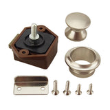 Maxbell 20mm Push Button Catch Lock Cabinet Door Knob Campervan Motorhome 3Pcs