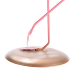 Maxbell 2pcs Resin Flamingo Figurine Miniature Sculpture Glass Stand Table Ornament