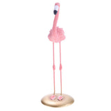 Maxbell 2pcs Resin Flamingo Figurine Miniature Sculpture  Stand Table Ornament