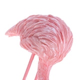 Maxbell 2pcs Resin Flamingo Figurine Miniature Sculpture Glass Stand Table Ornament