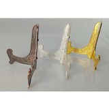 Maxbell 2PCS Metal Folding Plate Bowl Dish Picture Teacake Holder Easel 10cm_Golden - Aladdin Shoppers