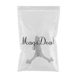 Maxbell 2PCS Metal Folding Plate Bowl Dish Picture Teacake Holder Easel 12cm_Silver - Aladdin Shoppers