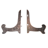 Maxbell 2PCS Metal Folding Plate Bowl Dish Picture Teacake Holder Easel 12cm_Bronze - Aladdin Shoppers
