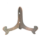 Maxbell 2PCS Metal Folding Plate Bowl Dish Picture Teacake Holder Easel 12cm_Bronze - Aladdin Shoppers