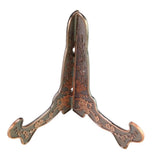 Maxbell 2PCS Metal Folding Plate Bowl Dish Picture Teacake Holder Easel 14cm_Bronze - Aladdin Shoppers