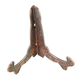 Maxbell 2PCS Metal Folding Plate Bowl Dish Picture Teacake Holder Easel 14cm_Bronze - Aladdin Shoppers