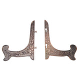 Maxbell 2PCS Metal Folding Plate Bowl Dish Picture Teacake Holder Easel 14cm_Bronze - Aladdin Shoppers