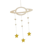Maxbell 2Pcs Nordic Planet Star Kids Room Nursery Wood Wall Hanging Home Decor