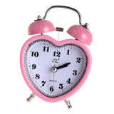 Maxbell Maxbell Heart Shaped Dial Number Night light Alarm Clock AA Battery Powered  Pink