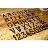 Maxbell 13x Wrought Iron Antique House Door Number Sign Plaque DIY Digit Number 1