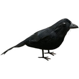 Maxbell 3x Artificial Realistic Birds Ravens Crows for Garden Halloween Decoration