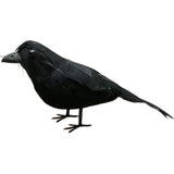 Maxbell 3x Artificial Realistic Birds Ravens Crows for Garden Halloween Decoration