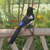 Maxbell 2Pcs Artificial Realistic Woodland Birds for Garden Weding Home Decoration