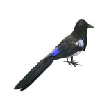 Maxbell 2Pcs Artificial Realistic Woodland Birds for Garden Weding Home Decoration