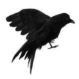 Maxbell 2Pcs Artificial Realistic Woodland Birds for Garden Weding Home Decoration