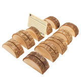 Maxbell 30Pcs Rustic Wood Place Card Holder Party Wedding Table Name Card Holder