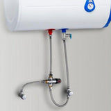 Maxbell 4x Brass 3-way Thermostatic Mixing Valve Solar Water Heater Mixer Valve DN15