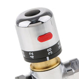 Maxbell 4x Brass 3-way Thermostatic Mixing Valve Solar Water Heater Mixer Valve DN15
