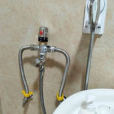 Maxbell 4x Brass 3-way Thermostatic Mixing Valve Solar Water Heater Mixer Valve DN15