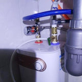 Maxbell 4x Brass 3-way Thermostatic Mixing Valve Solar Water Heater Mixer Valve DN15