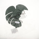 Maxbell 5x Silk Monstera Leaf Placemats for Hawaiian Jungle Beach Party Home Decor, 31x33.5cm - Aladdin Shoppers