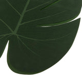Maxbell 5x Silk Monstera Leaf Placemats for Hawaiian Jungle Beach Party Home Decor, 31x33.5cm - Aladdin Shoppers