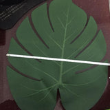 Maxbell 5x Silk Monstera Leaf Placemats for Hawaiian Jungle Beach Party Home Decor, 31x33.5cm - Aladdin Shoppers