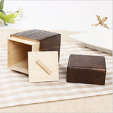 Maxbell 3x Wood Tea Storage Box Organizer Container Wood Tea Caddy Container Holder