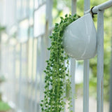 Maxbell Artificial Flower String of Pearls Wicker Wall Hanging Succulents Plants B