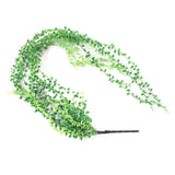 Maxbell Artificial Flower String of Pearls Wicker Wall Hanging Succulents Plants B