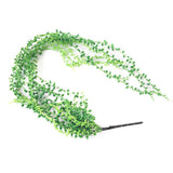 Maxbell Artificial Flower String of Pearls Wicker Wall Hanging Succulents Plants B