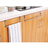 Maxbell 2Pcs Towel Rail Bar Holder Kitchen Over the Door Cabinet Storage Hanger Hook