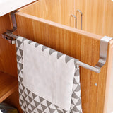 Maxbell 2Pcs Towel Rail Bar Holder Kitchen Over the Door Cabinet Storage Hanger Hook