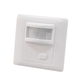 Maxbell Maxbell 360° LED Infrared PIR Motion Sensor Detector Air Exhaust Fan Controller Light Lamp Switch 8m for Corridor Toilet Basement