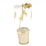 Maxbell 2PCS Romantic Rotating Candle Holder Stand   Tealight Candlesticks