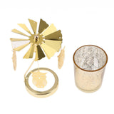 Maxbell Romantic Rotating Candle Holder Stand   Tealight Candlestick Owl