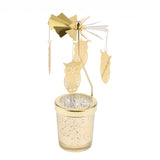 Maxbell Romantic Rotating Candle Holder Stand   Tealight Candlestick Owl