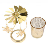 Maxbell 2PCS Romantic Rotating Candle Holder Stand   Tealight Candlesticks